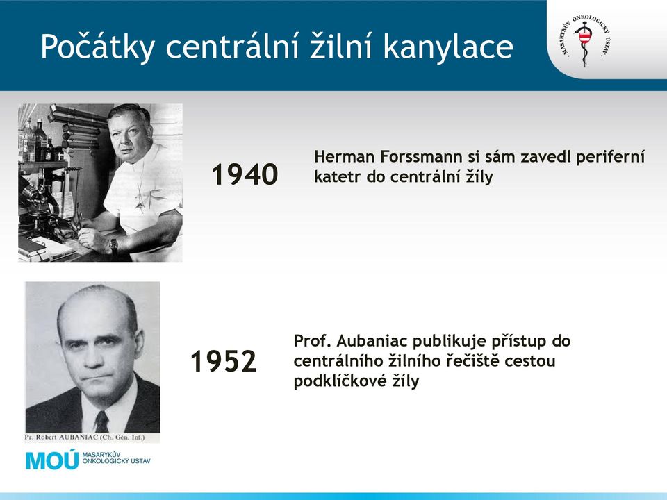 centrální žíly 1952 Prof.