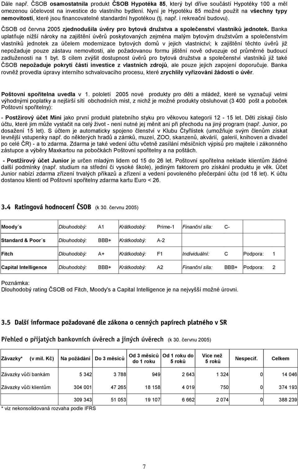 ČSOB od června 2005 zjednodušila úvěry pro bytová družstva a společenství vlastníků jednotek.