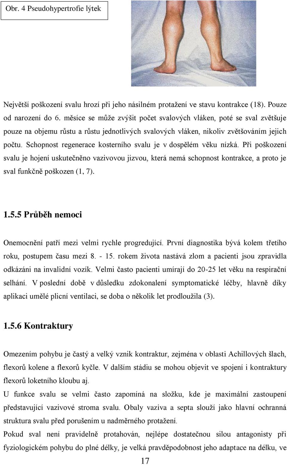 Schopnost regenerace kosterního svalu je v dospělém věku nízká. Při poškození svalu je hojení uskutečněno vazivovou jizvou, která nemá schopnost kontrakce, a proto je sval funkčně poškozen (1, 7). 1.