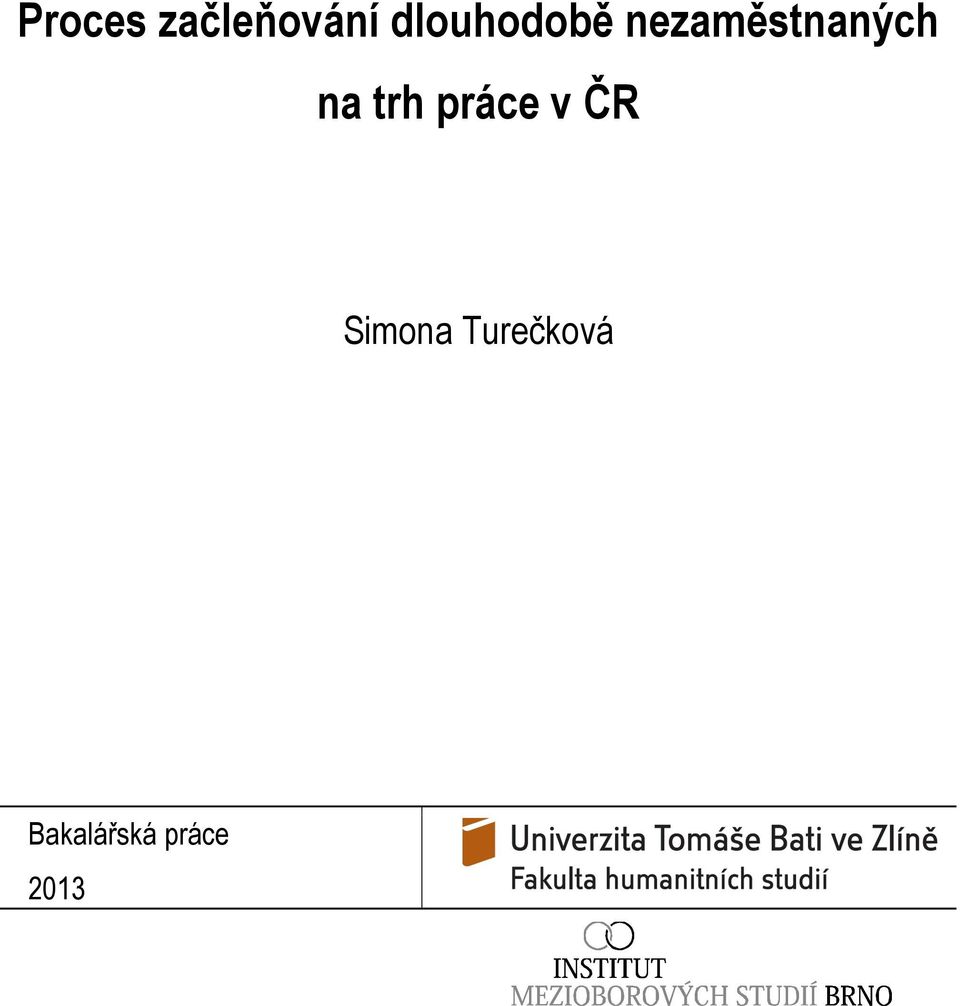 na trh práce v ČR Simona