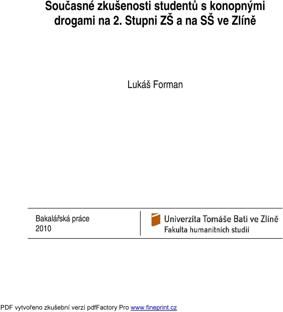 Stupni ZŠ a na SŠ ve Zlíně