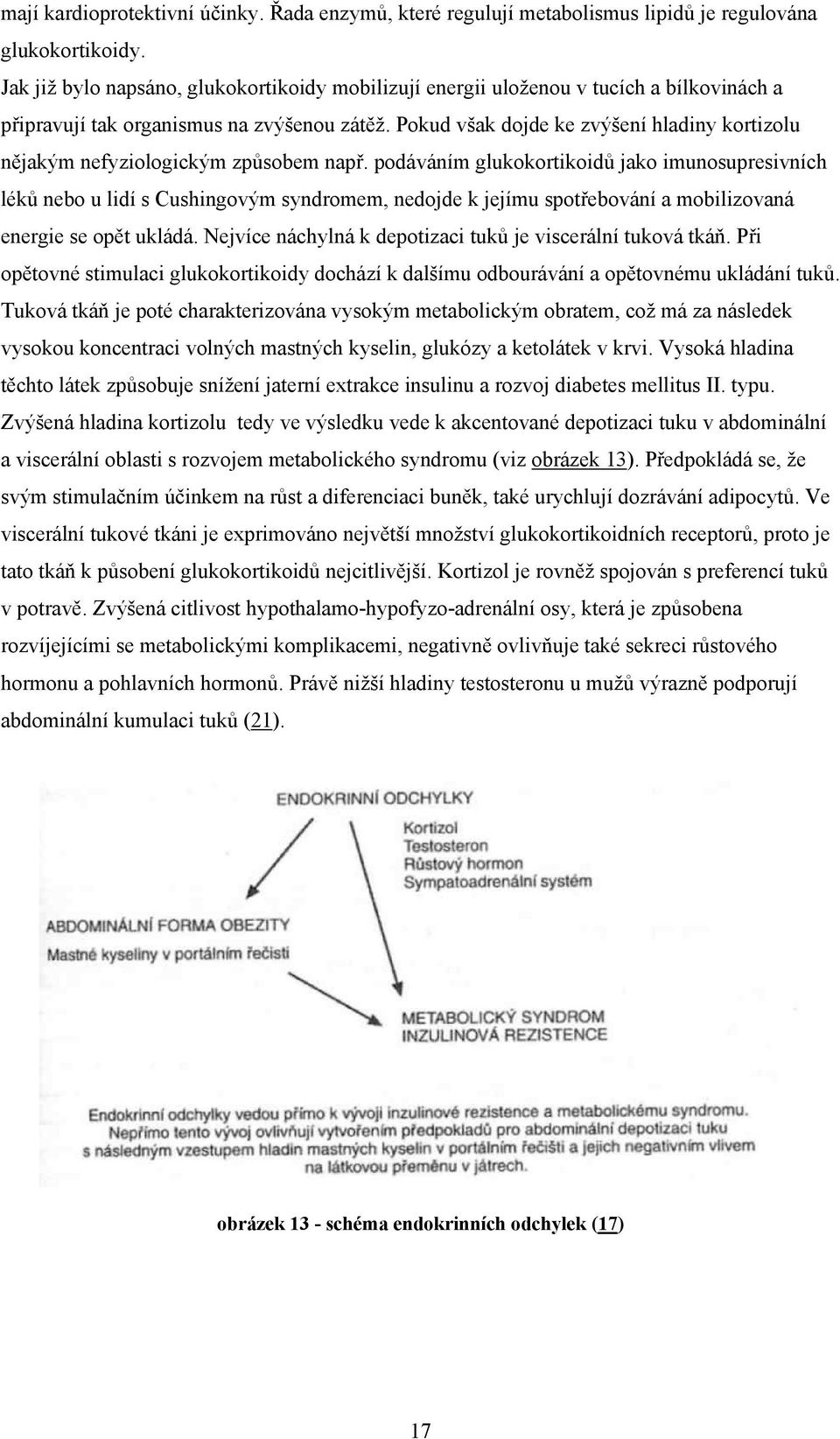 Pokud však dojde ke zvýšení hladiny kortizolu nějakým nefyziologickým způsobem např.