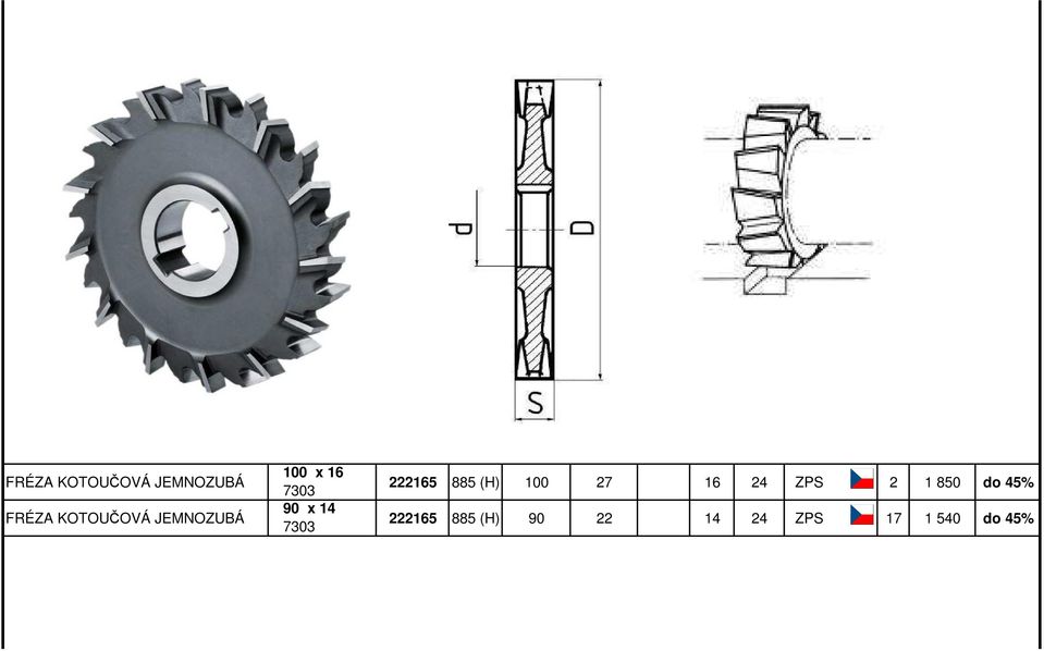 16 24 ZPS 2 1 850 do 45% 222165