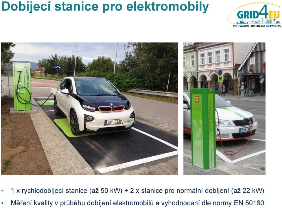 pro normální dobíjení (až 22 kw) Měření kvality v