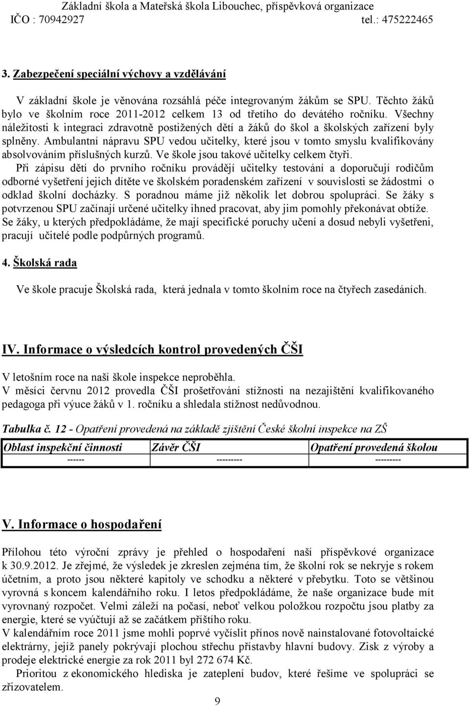 Ambulantní nápravu SPU vedou učitelky, které jsou v tomto smyslu kvalifikovány absolvováním příslušných kurzů. Ve škole jsou takové učitelky celkem čtyři.