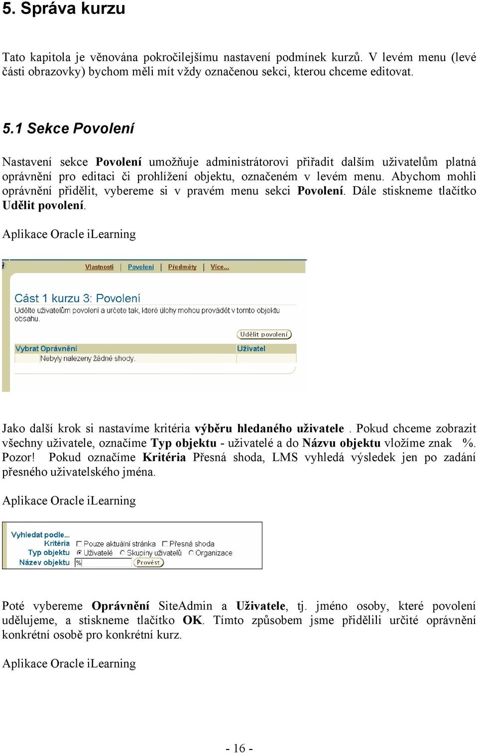 Abychom mohli oprávnění přidělit, vybereme si v pravém menu sekci Povolení. Dále stiskneme tlačítko Udělit povolení. Jako další krok si nastavíme kritéria výběru hledaného uživatele.