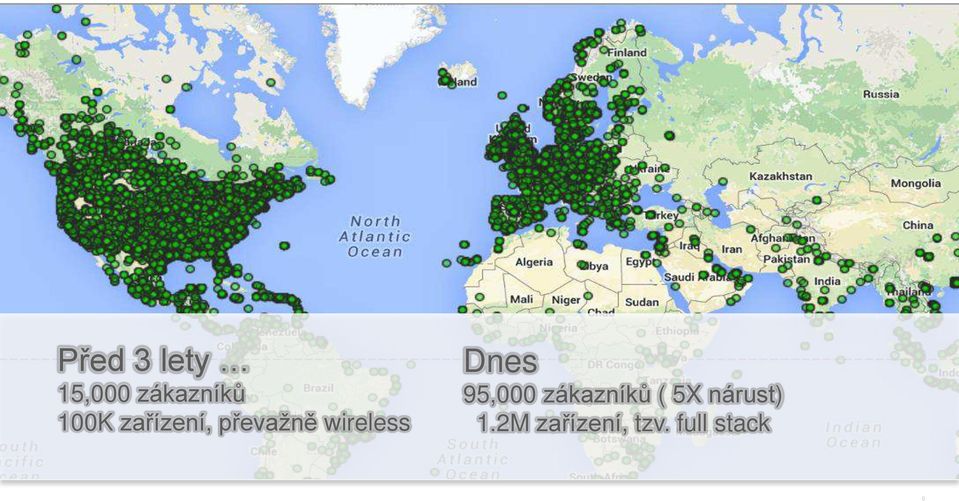 Dnes 95,000 zákazníků ( 5X