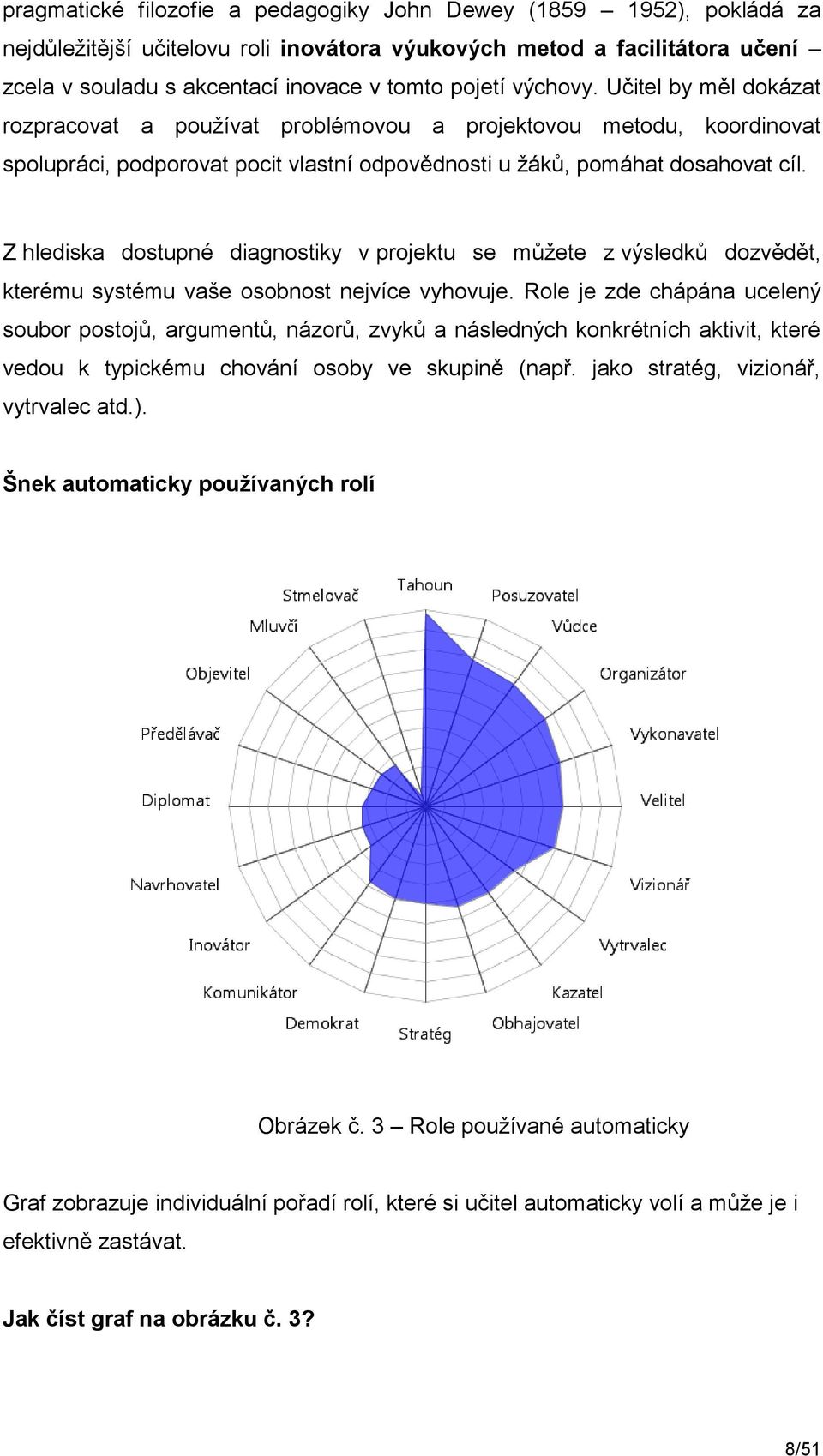 Z hlediska dostupné diagnostiky v projektu se můžete z výsledků dozvědět, kterému systému vaše osobnost nejvíce vyhovuje.