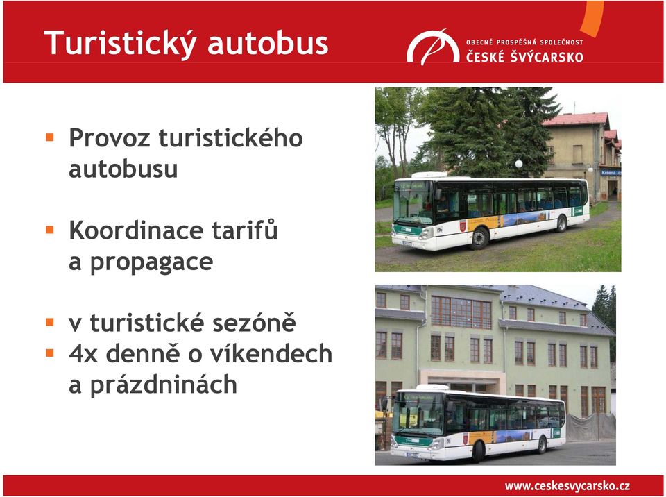 tarifů a propagace v turistické