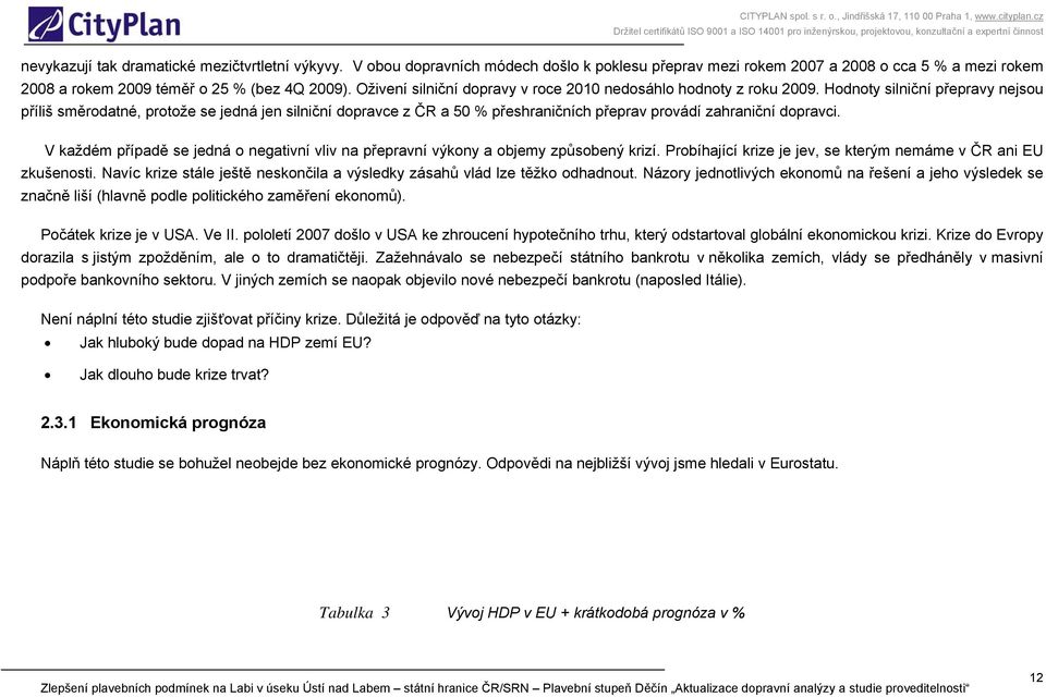 Hodnoty silniční přepravy nejsou příliš směrodatné, protože se jedná jen silniční dopravce z ČR a 50 % přeshraničních přeprav provádí zahraniční dopravci.