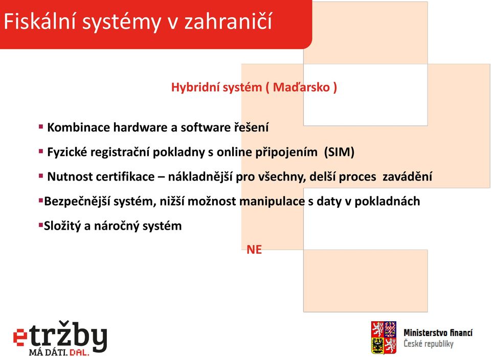 Nutnost certifikace nákladnější pro všechny, delší proces zavádění