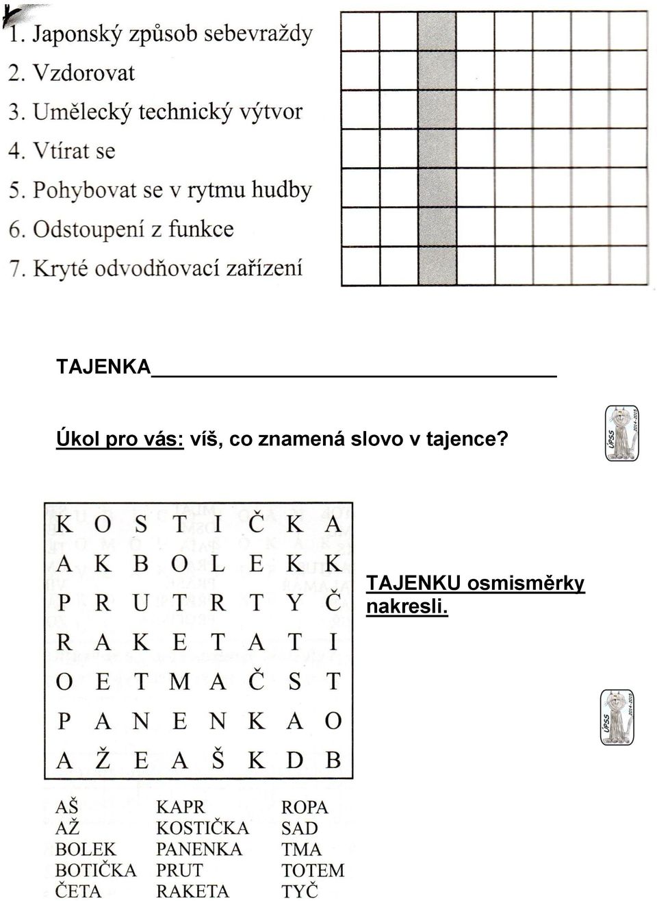 slovo v tajence?