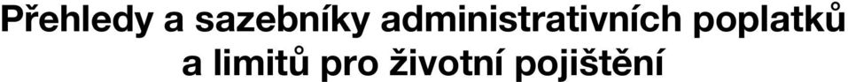 administrativních