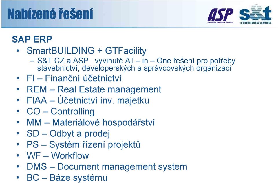 REM Real Estate management FIAA Účetnictví inv.