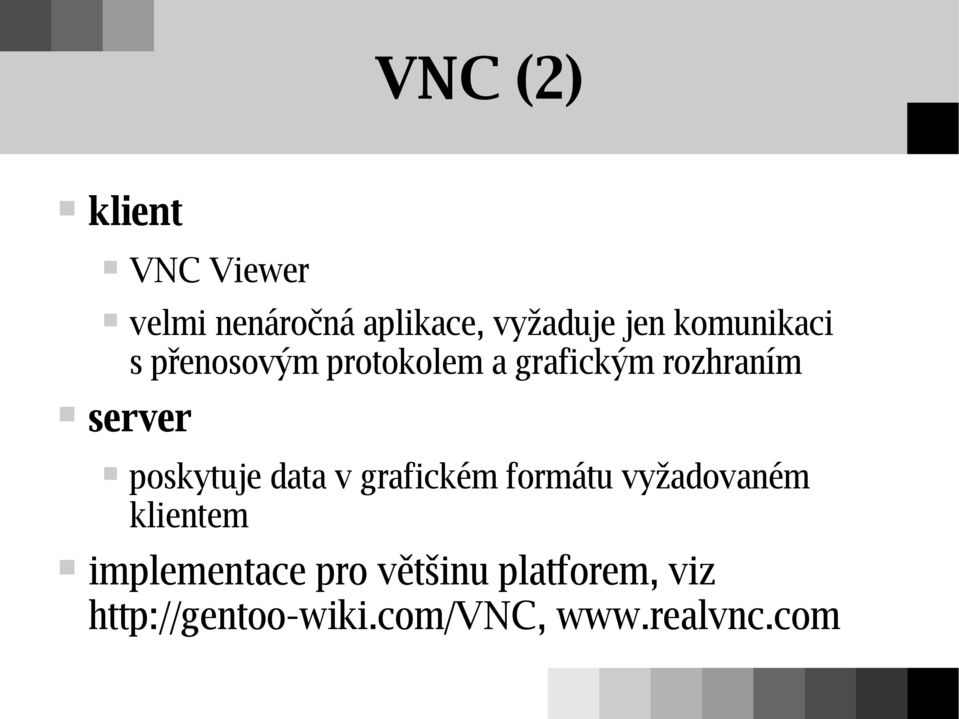 poskytuje data v grafickém formátu vyžadovaném klientem