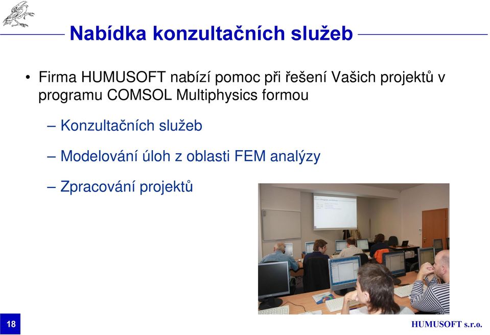 Multiphysics formou Konzultačních služeb