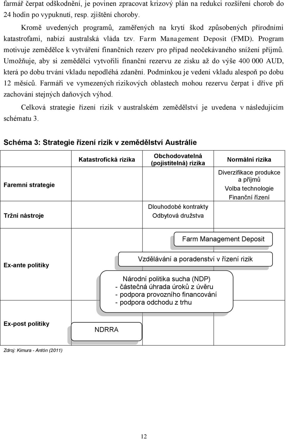 Program motivuje zemědělce k vytváření finančních rezerv pro případ neočekávaného sníţení příjmů.