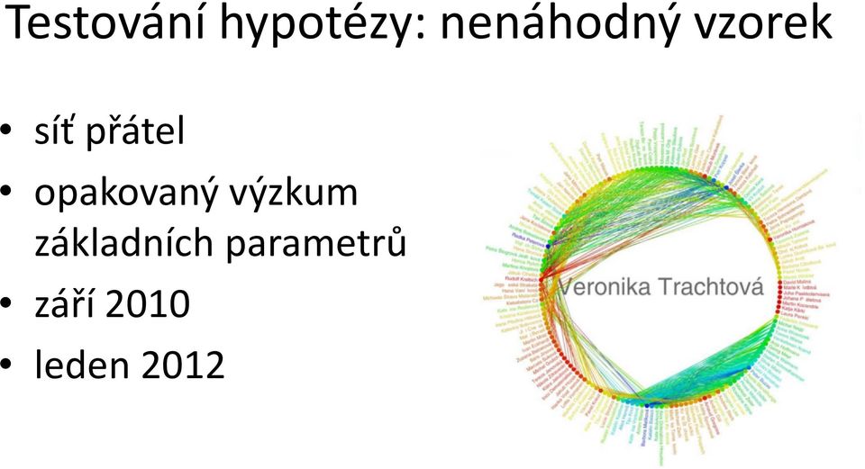 přátel opakovaný výzkum