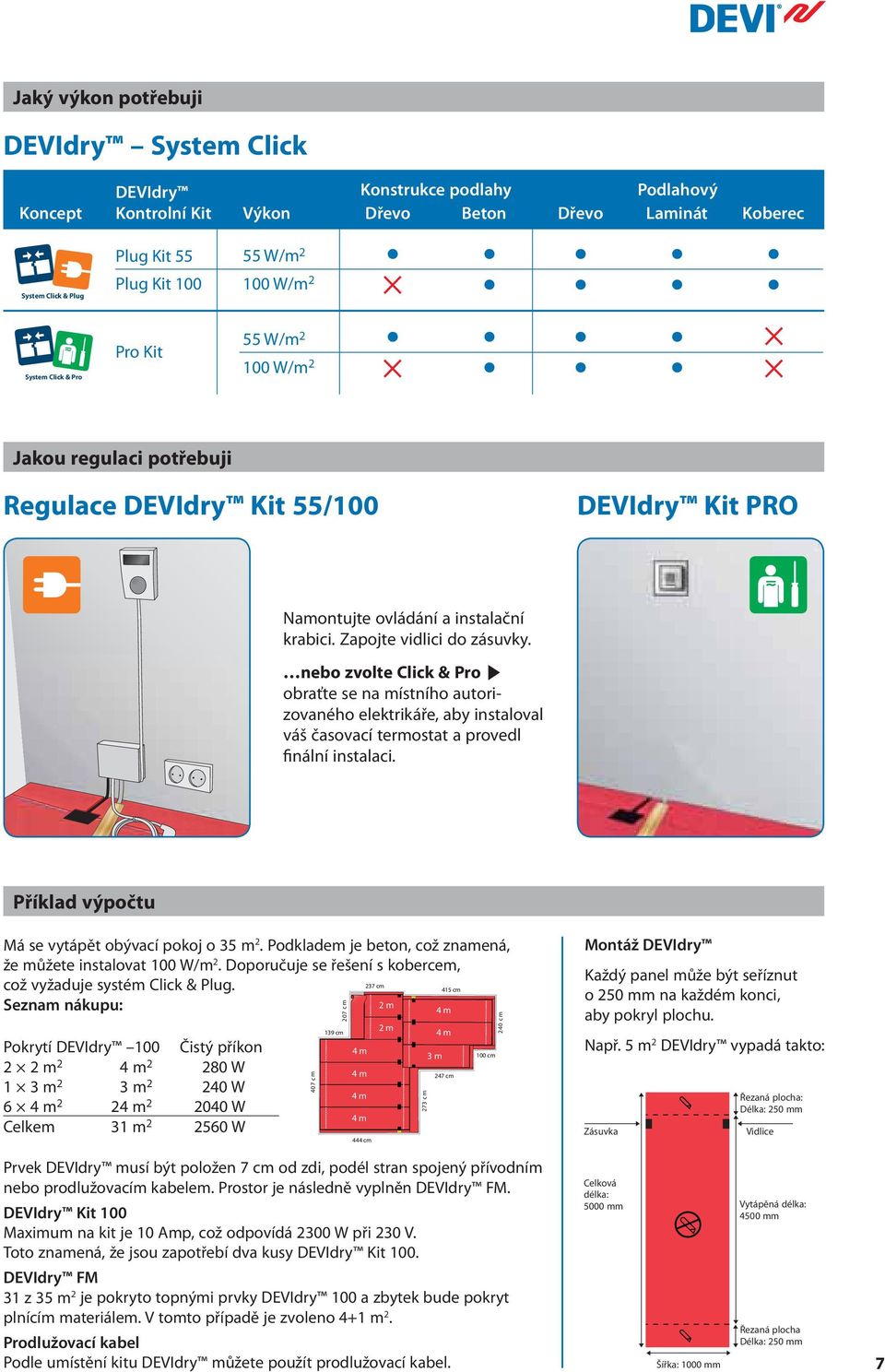 Zapojte vidlici do zásuvky. nebo zvolte Click & Pro obraťte se na místního autorizovaného elektrikáře, aby instaloval váš časovací termostat a provedl finální instalaci.