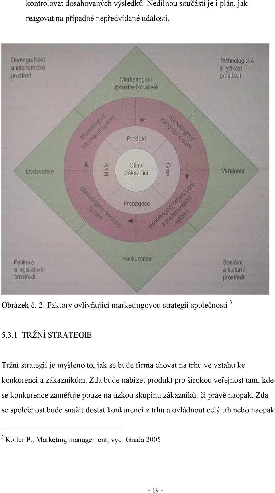 5.3.1 TRŽNÍ STRATEGIE Tržní strategií je myšleno to, jak se bude firma chovat na trhu ve vztahu ke konkurenci a zákazníkům.