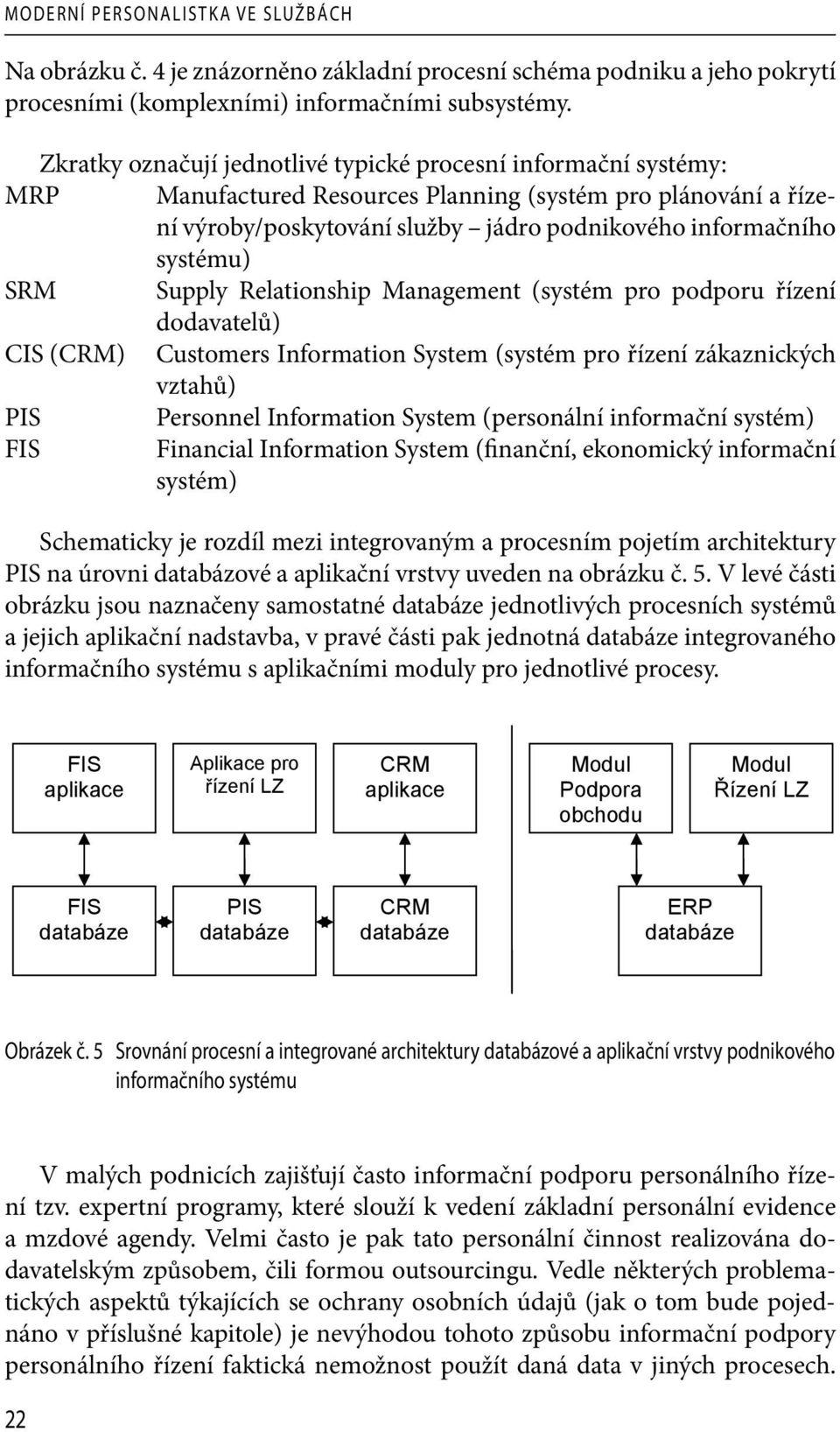 SRM Supply Relationship Management (systém pro podporu řízení dodavatelů) CIS (CRM) Customers Information System (systém pro řízení zákaznických vztahů) PIS Personnel Information System (personální