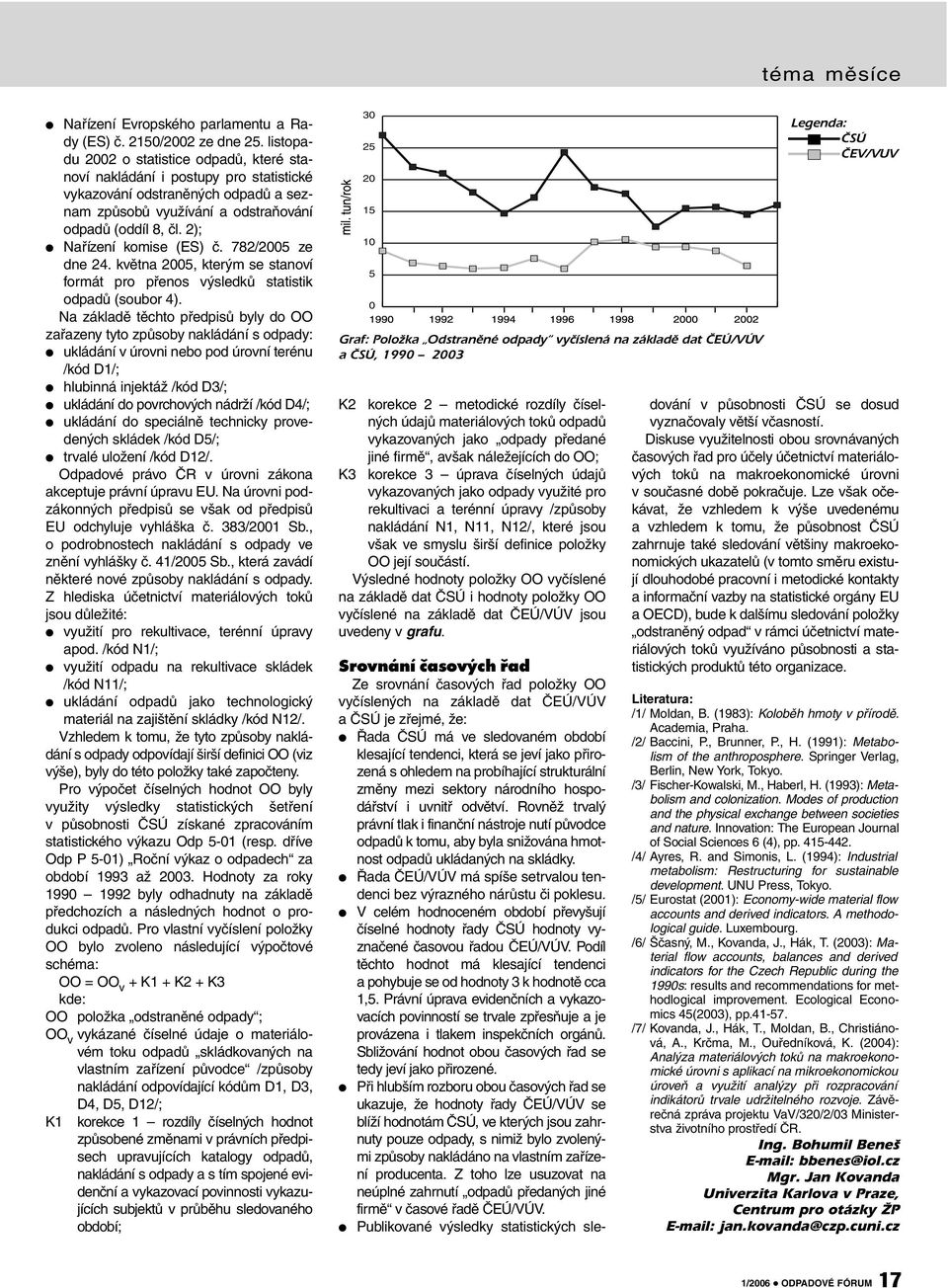 2); Nařízení komise (ES) č. 782/2005 ze dne 24. května 2005, kterým se stanoví formát pro přenos výsledků statistik odpadů (soubor 4).