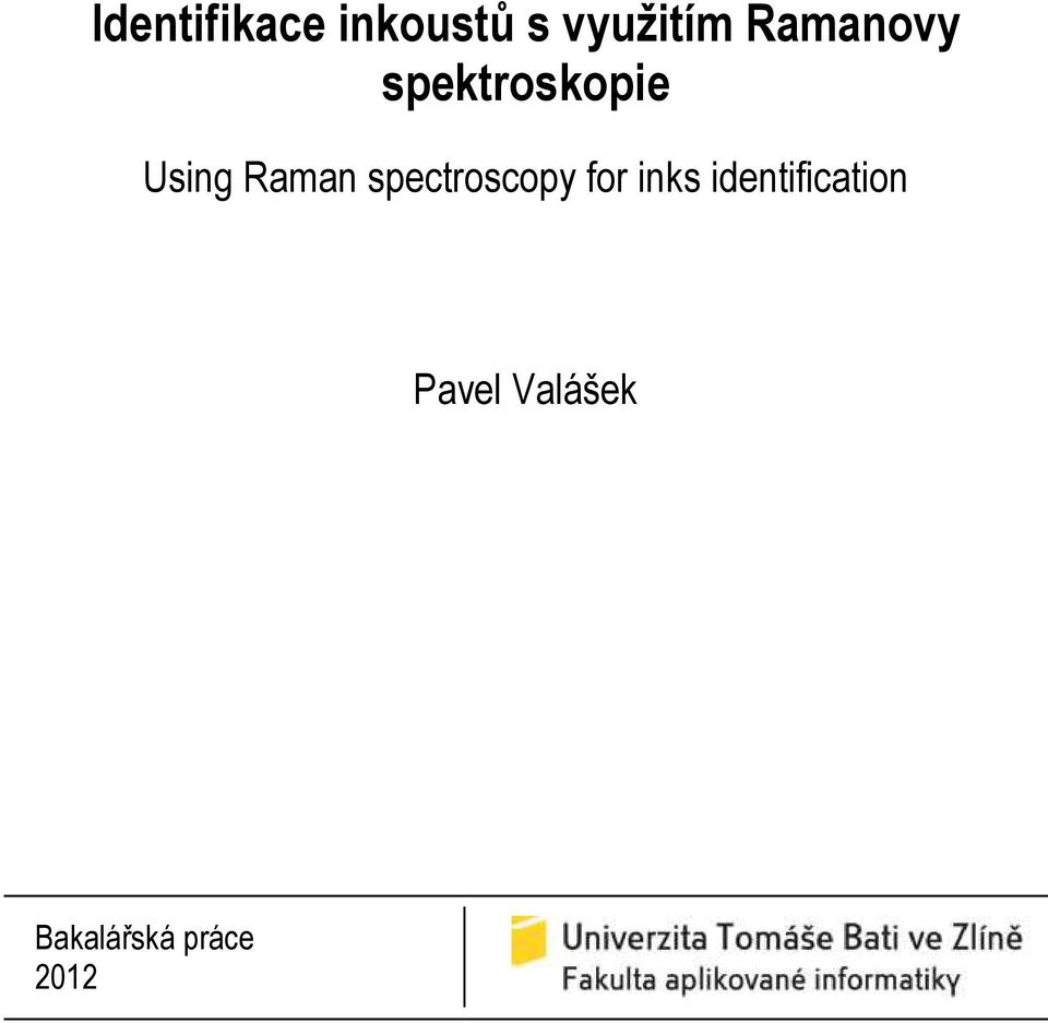 spectroscopy for inks