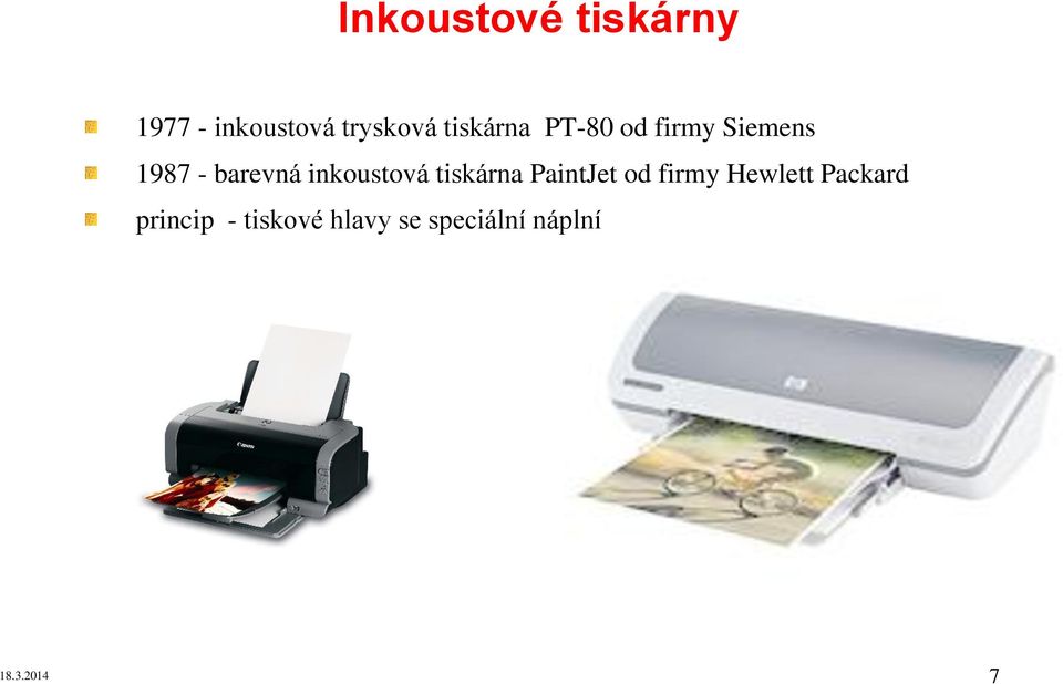 inkoustová tiskárna PaintJet od firmy Hewlett