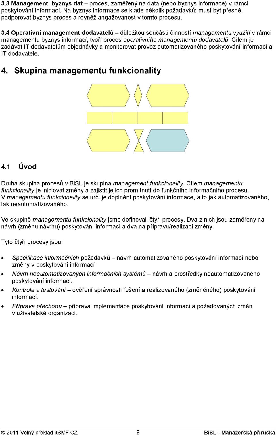 4 Operativní management dodavatelů důležitou součástí činností managementu využití v rámci managementu byznys informací, tvoří proces operativního managementu dodavatelů.