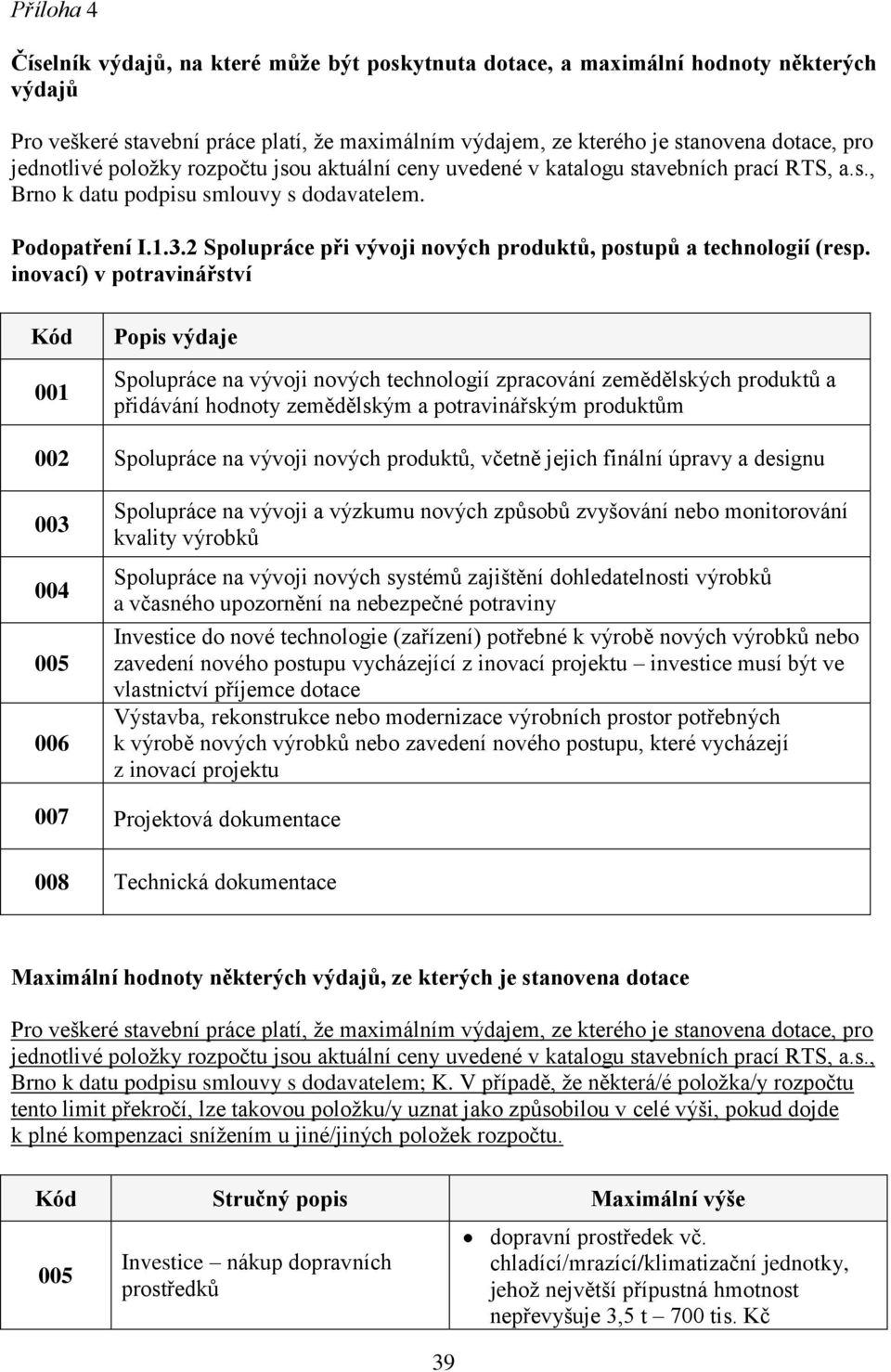 2 Spolupráce při vývoji nových produktů, postupů a technologií (resp.