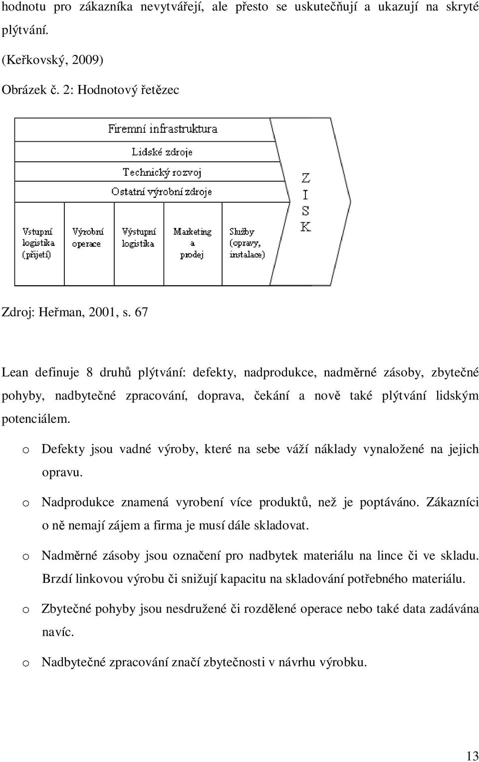 o Defekty jsou vadné výroby, které na sebe váží náklady vynaložené na jejich opravu. o Nadprodukce znamená vyrobení více produkt, než je poptáváno.