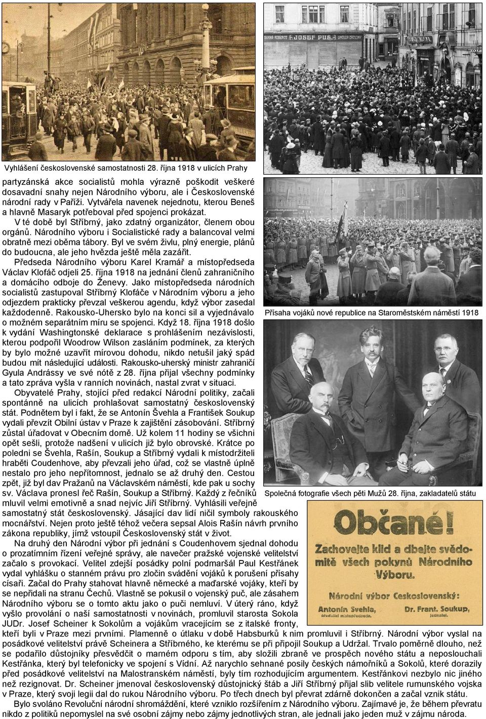 Vytvářela navenek nejednotu, kterou Beneš a hlavně Masaryk potřeboval před spojenci prokázat. V té době byl Stříbrný, jako zdatný organizátor, členem obou orgánů.