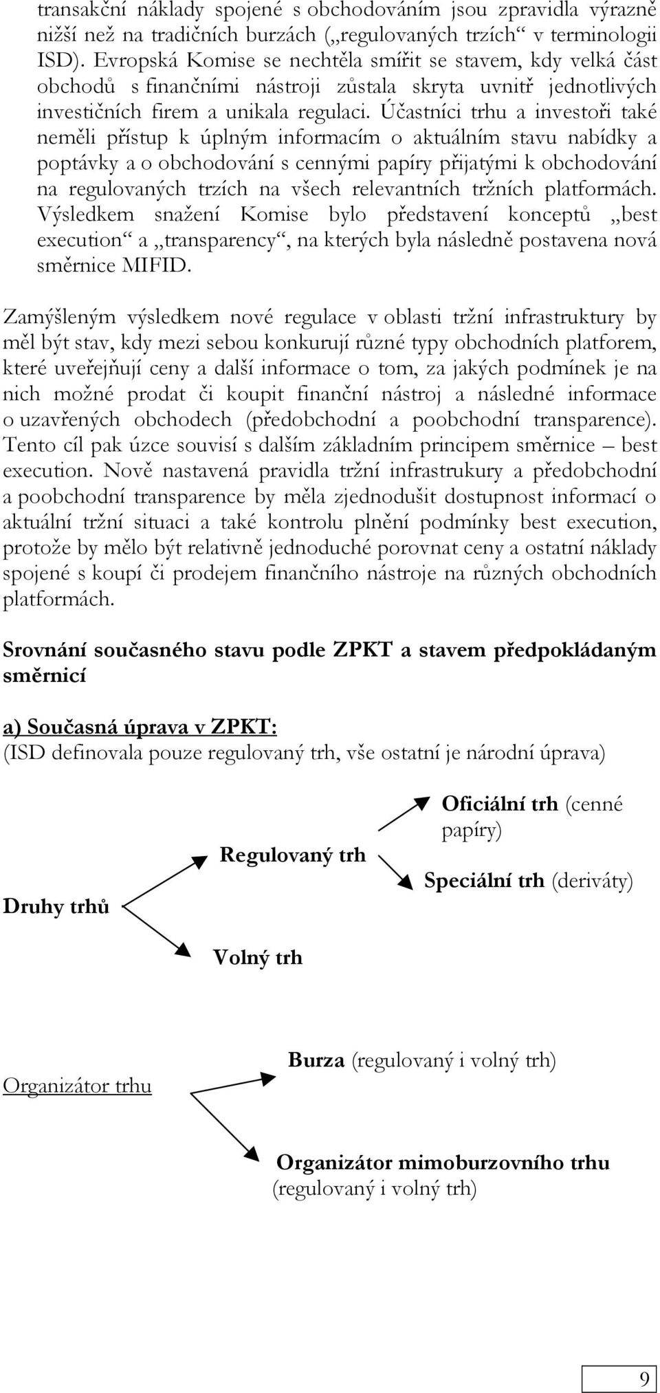 Účastníci trhu a investoři také neměli přístup k úplným informacím o aktuálním stavu nabídky a poptávky a o obchodování s cennými papíry přijatými k obchodování na regulovaných trzích na všech