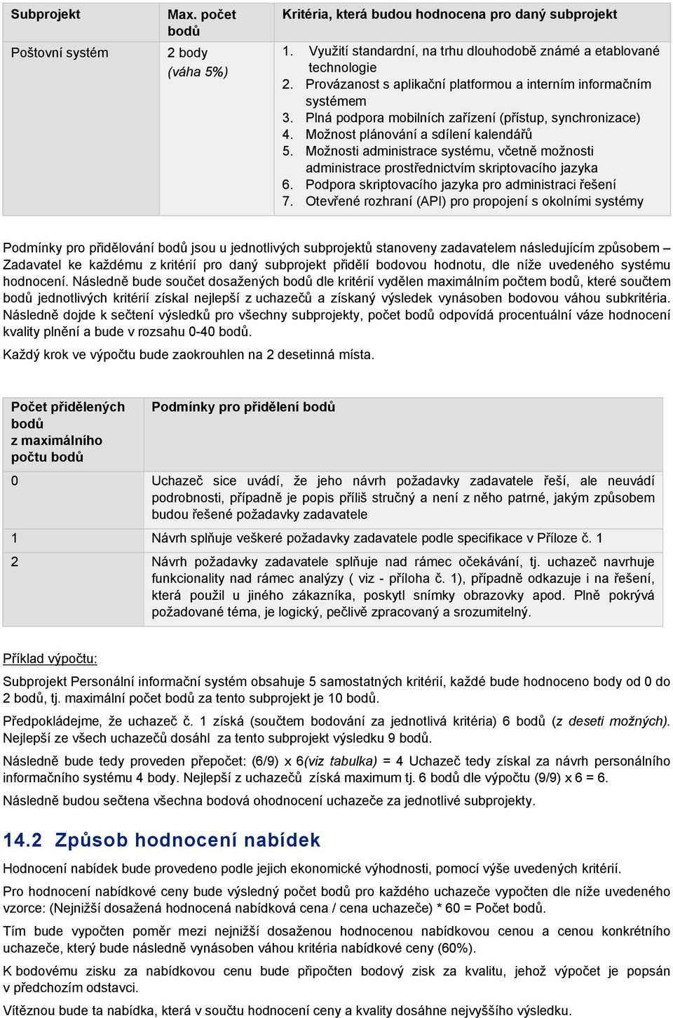 Možnost plánování a sdílení kalendářů Možnosti administrace systému, včetně možnosti administrace prostřednictvím skriptovacího jazyka Podpora skriptovacího jazyka pro administraci řešení Otevřené