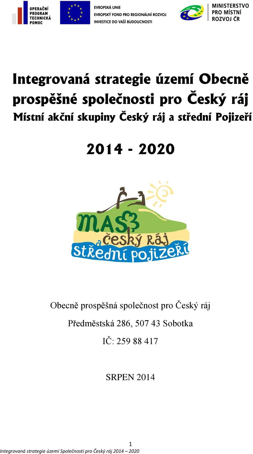 Pojizeří 2014-2020 Obecně prospěšná společnost pro Český