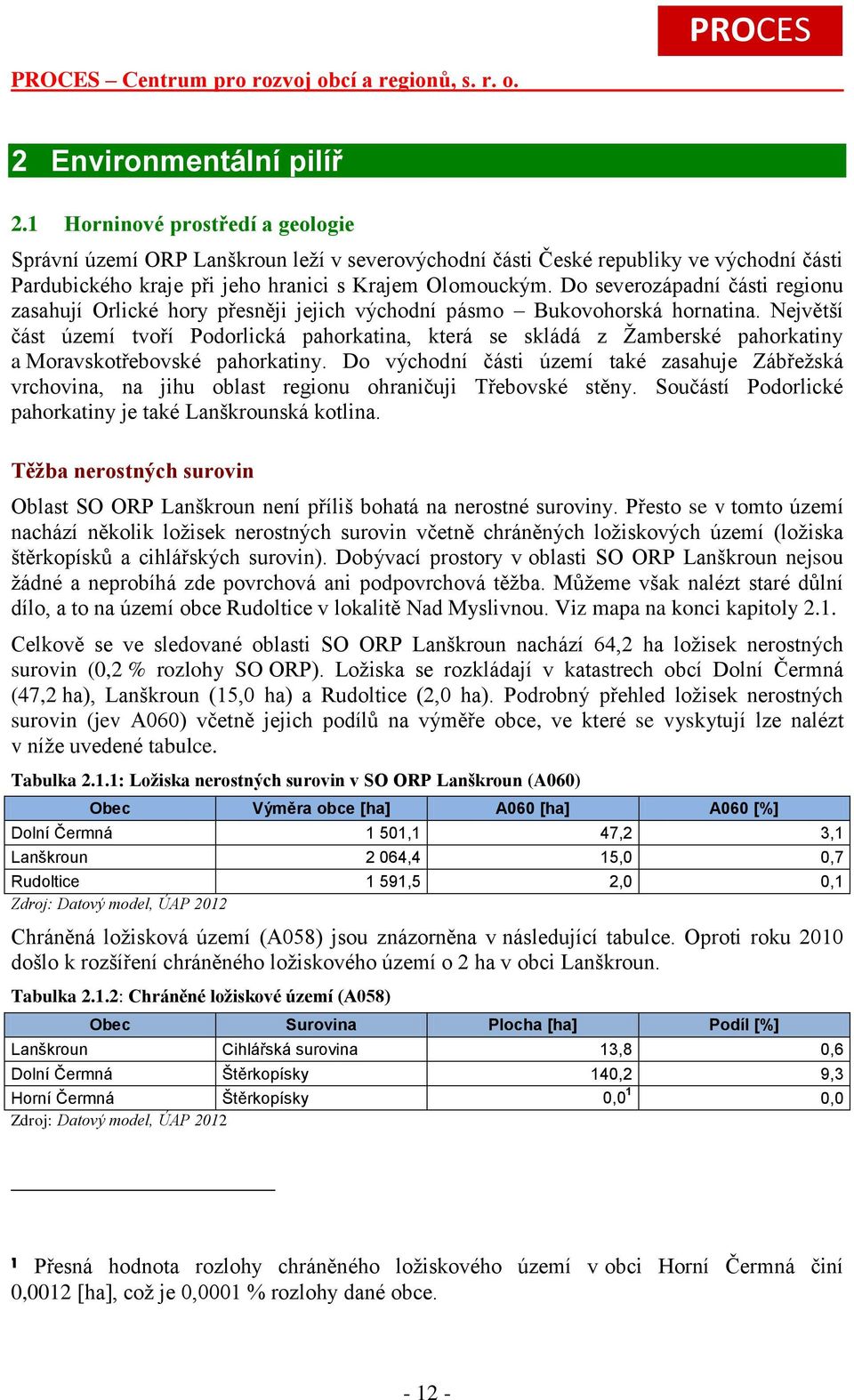 Do severozápadní části regionu zasahují Orlické hory přesněji jejich východní pásmo Bukovohorská hornatina.