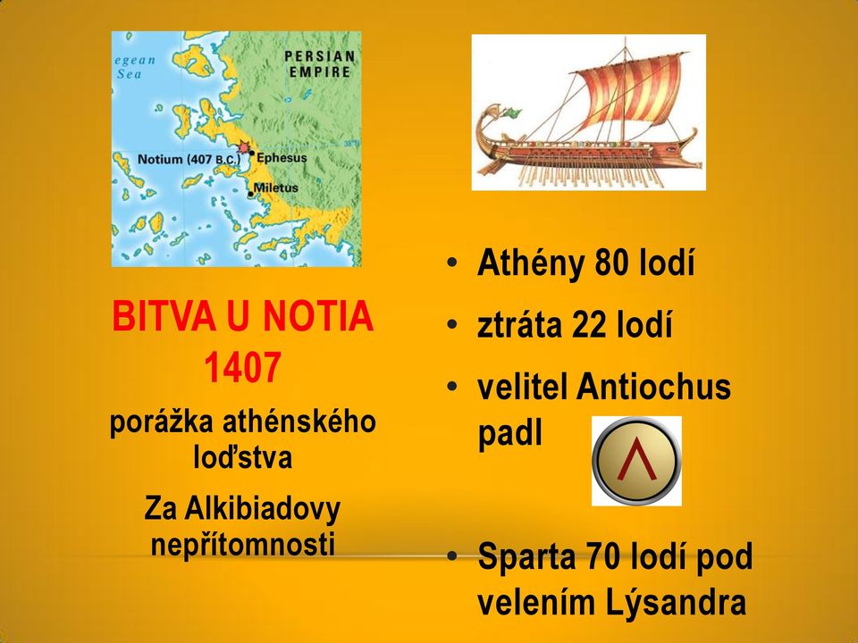 Athény 80 lodí ztráta 22 lodí velitel