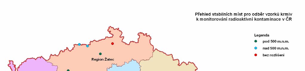 Zpráva o výsledcích sledování a vyhodnocování cizorodých látek v potravních 37 Obrázek 1: V roce 2007 převážná většina hodnot se pohybuje pod mezí stanovitelnosti.