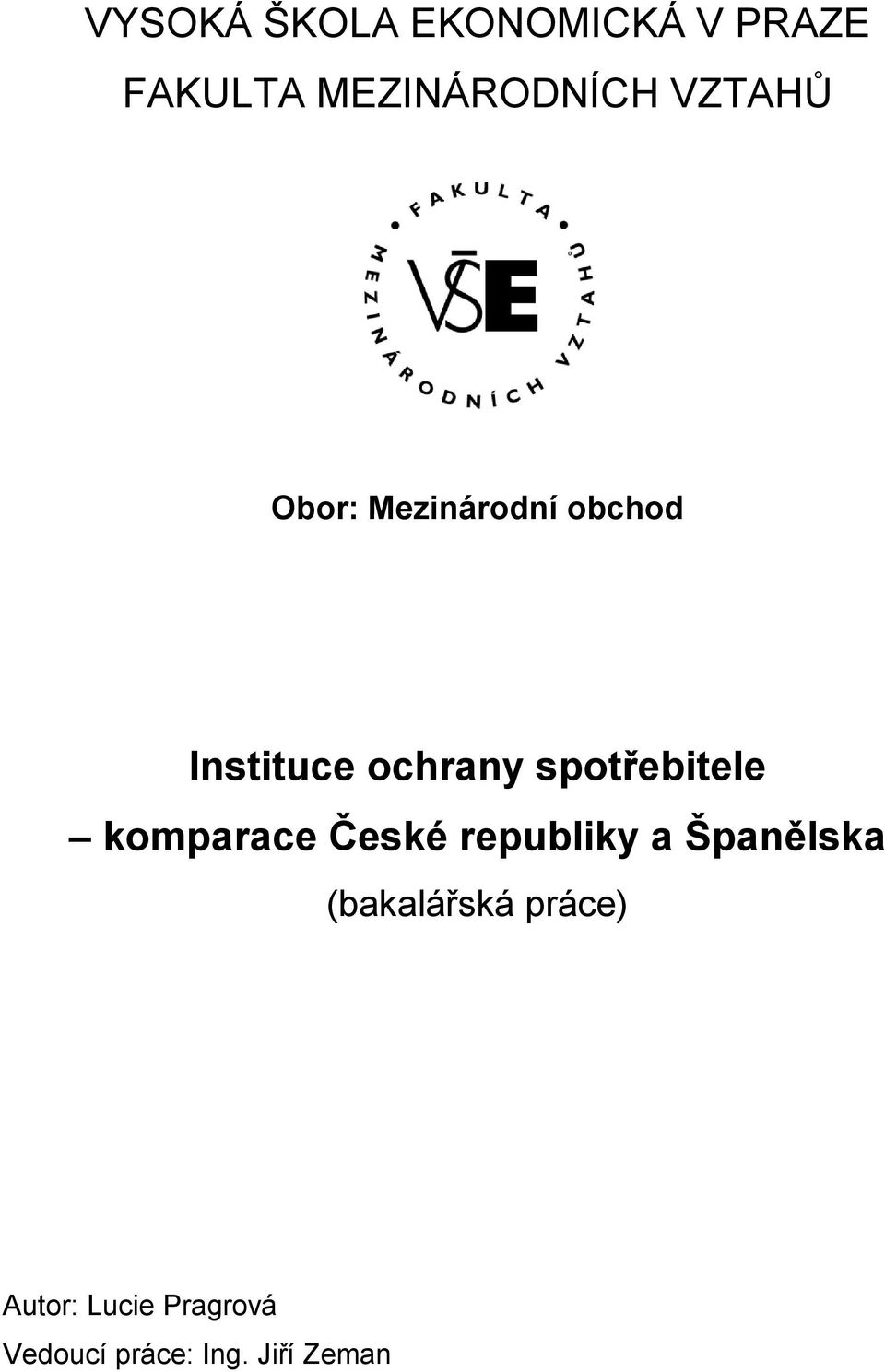 spotřebitele komparace České republiky a Španělska