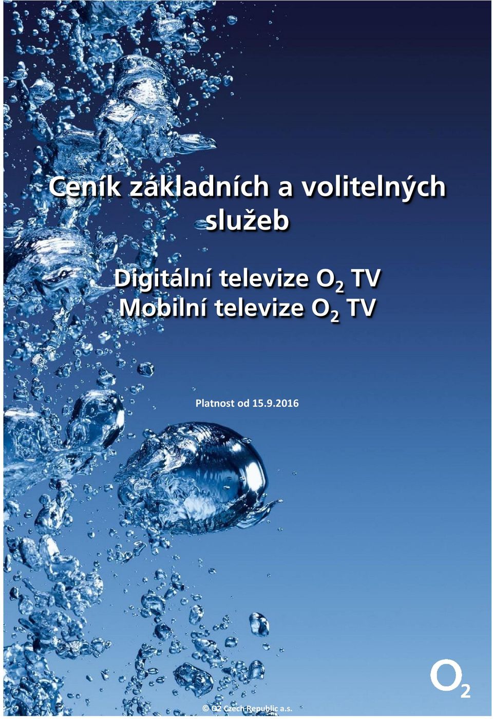 Mobilní televize O 2 TV Platnost