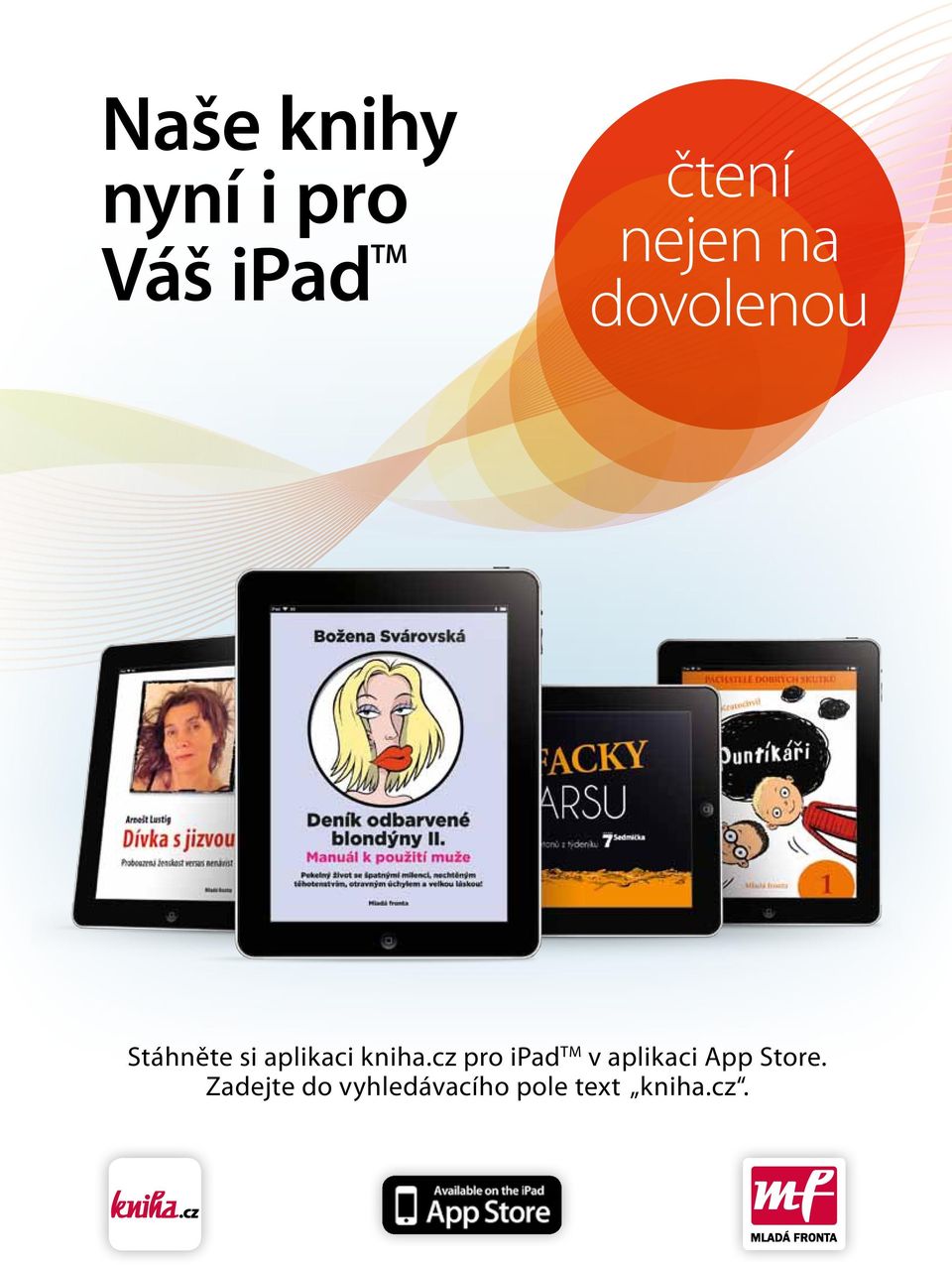 kniha.cz pro ipad TM v aplikaci App Store.