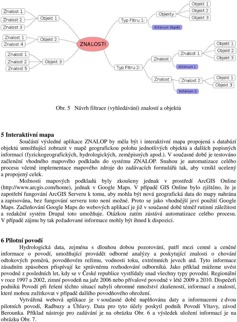 V současné době je testováno začlenění vhodného mapového podkladu do systému ZNALOP.