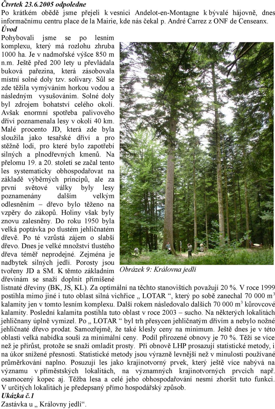 solivary. Sůl se zde těžila vymýváním horkou vodou a následným vysušováním. Solné doly byl zdrojem bohatství celého okolí. Avšak enormní spotřeba palivového dříví poznamenala lesy v okolí 40 km.