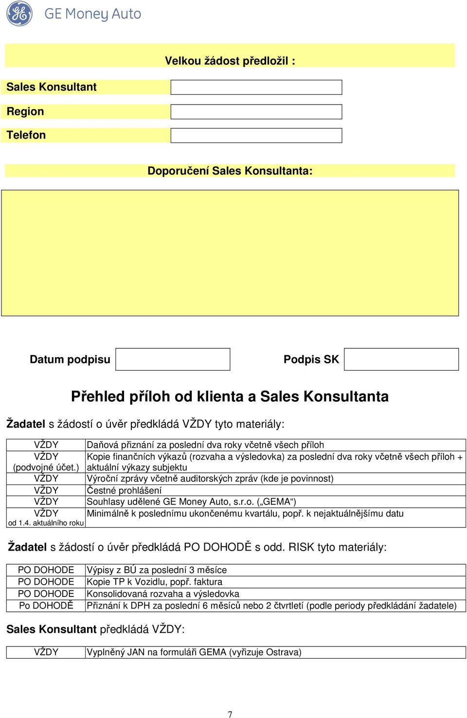 ) Kopie finančních výkazů (rozvaha a výsledovka) za poslední dva roky včetně všech příloh + aktuální výkazy subjektu VŽDY Výroční zprávy včetně auditorských zpráv (kde je povinnost) VŽDY Čestné