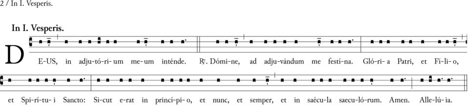 Dómi-ne, adju-vándum tí-na.