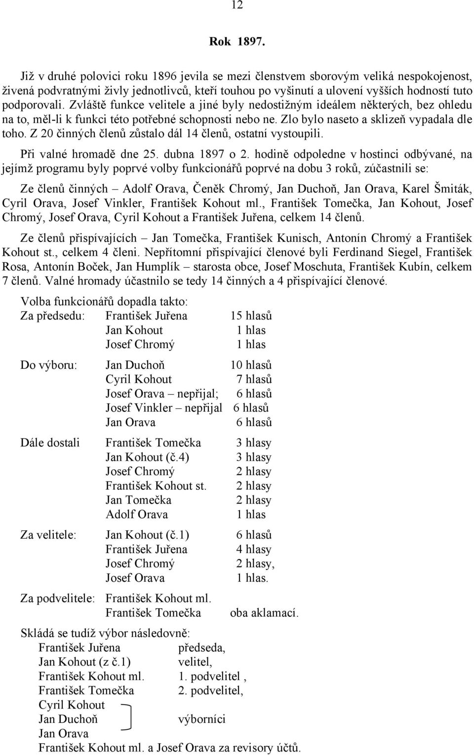 Zvláště funkce velitele a jiné byly nedostižným ideálem některých, bez ohledu na to, měl-li k funkci této potřebné schopnosti nebo ne. Zlo bylo naseto a sklizeň vypadala dle toho.