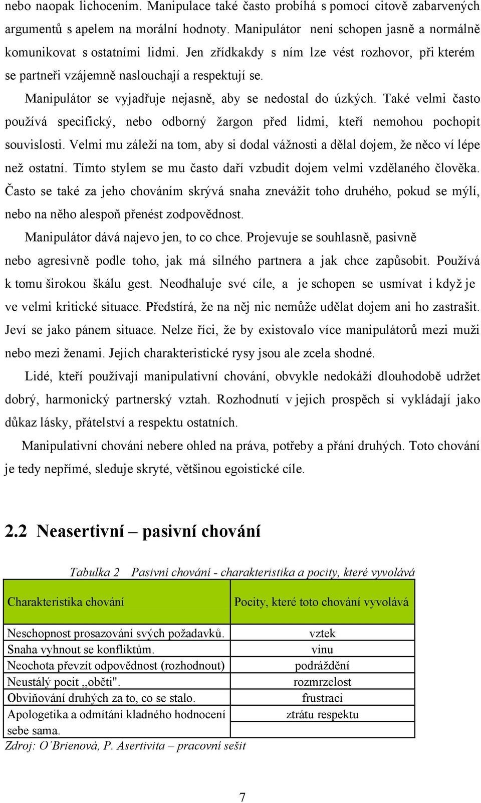 Také velmi často používá specifický, nebo odborný žargon před lidmi, kteří nemohou pochopit souvislosti. Velmi mu záleží na tom, aby si dodal vážnosti a dělal dojem, že něco ví lépe než ostatní.