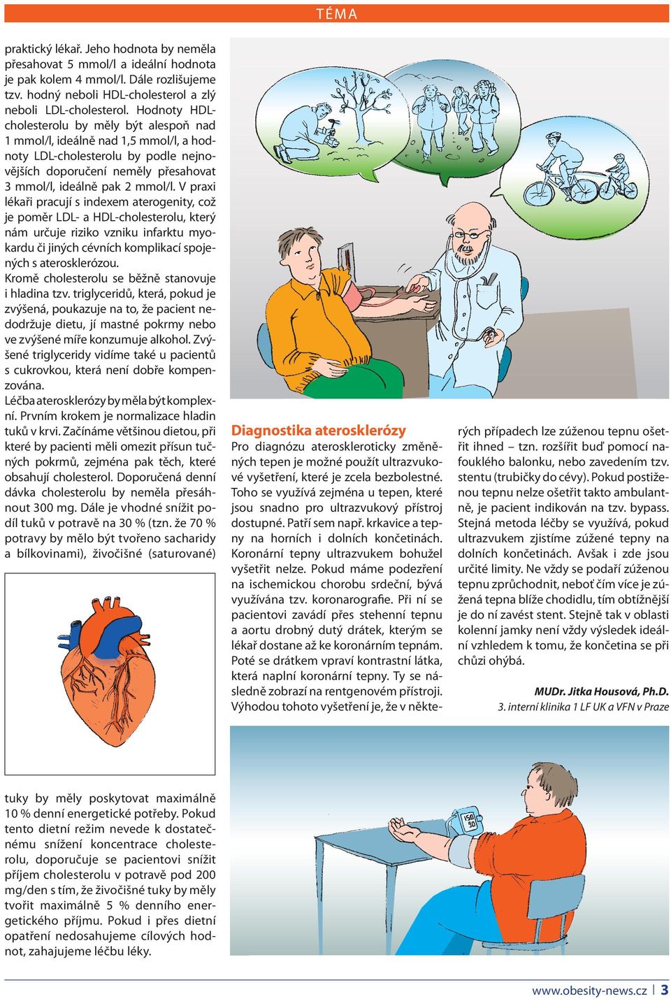 V praxi lékaři pracují s indexem aterogenity, což je poměr LDL- a HDL-cholesterolu, který nám určuje riziko vzniku infarktu myokardu či jiných cévních komplikací spojených s aterosklerózou.