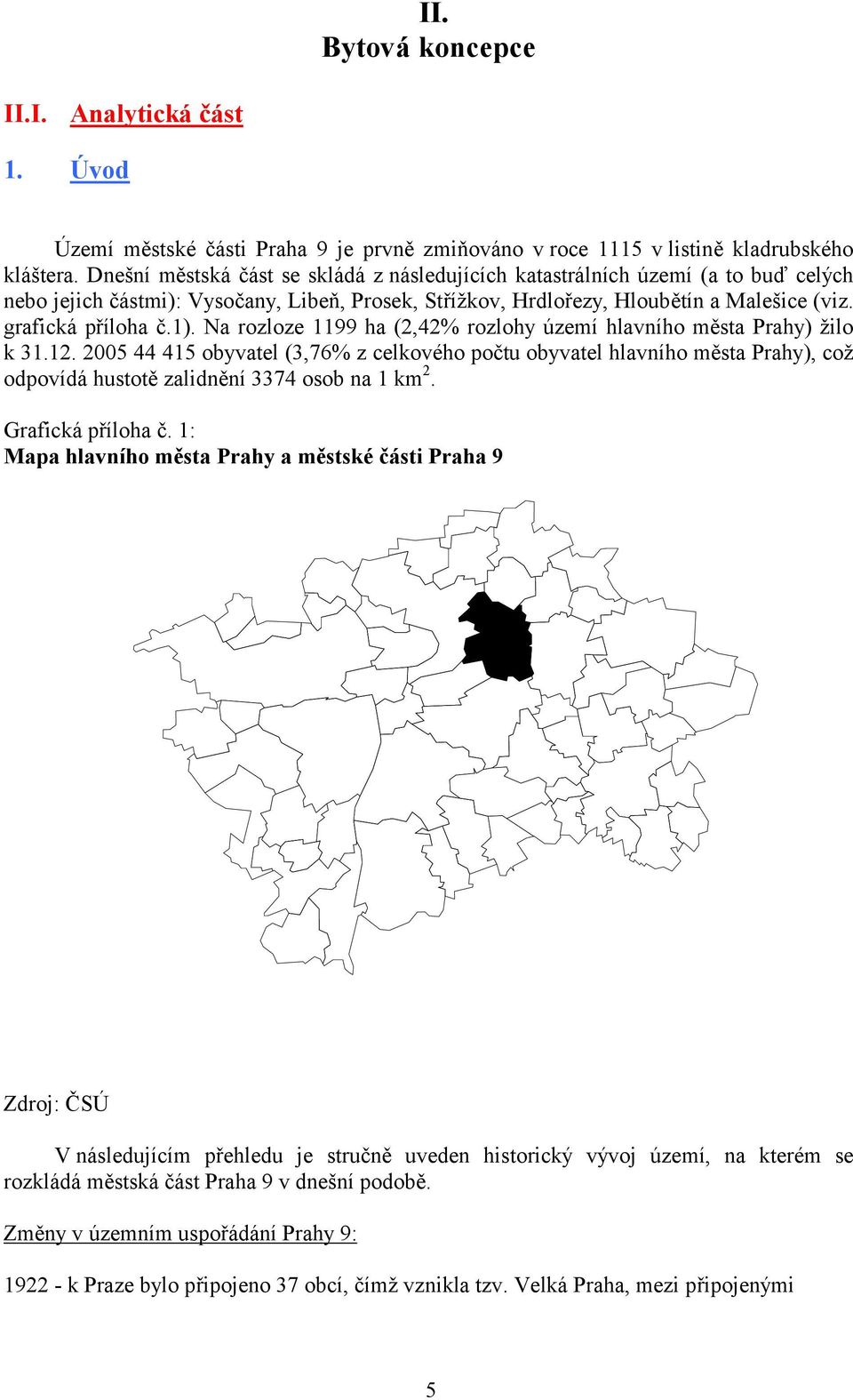 Na rozloze 1199 ha (2,42% rozlohy území hlavního města Prahy) žilo k 31.12.