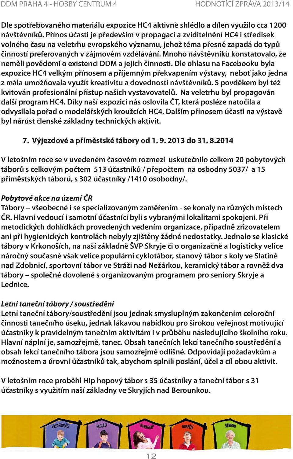 Mnoho návštěvníků konstatovalo, že neměli povědomí o existenci DDM a jejich činnosti.